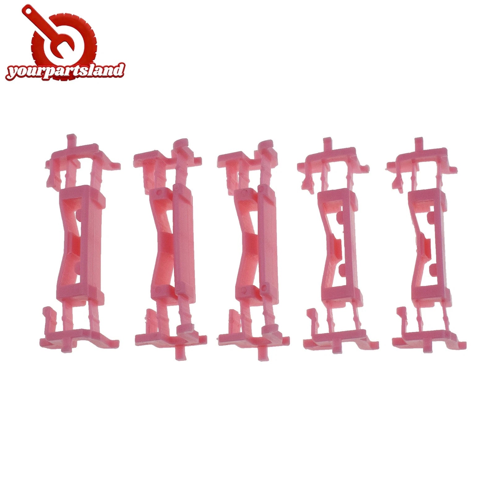 5PCS Roof Molding Clips Pink 7403A143 For Mitsubishi Lancer 2.0L 2.4L 2008-2017 6B93BC-57