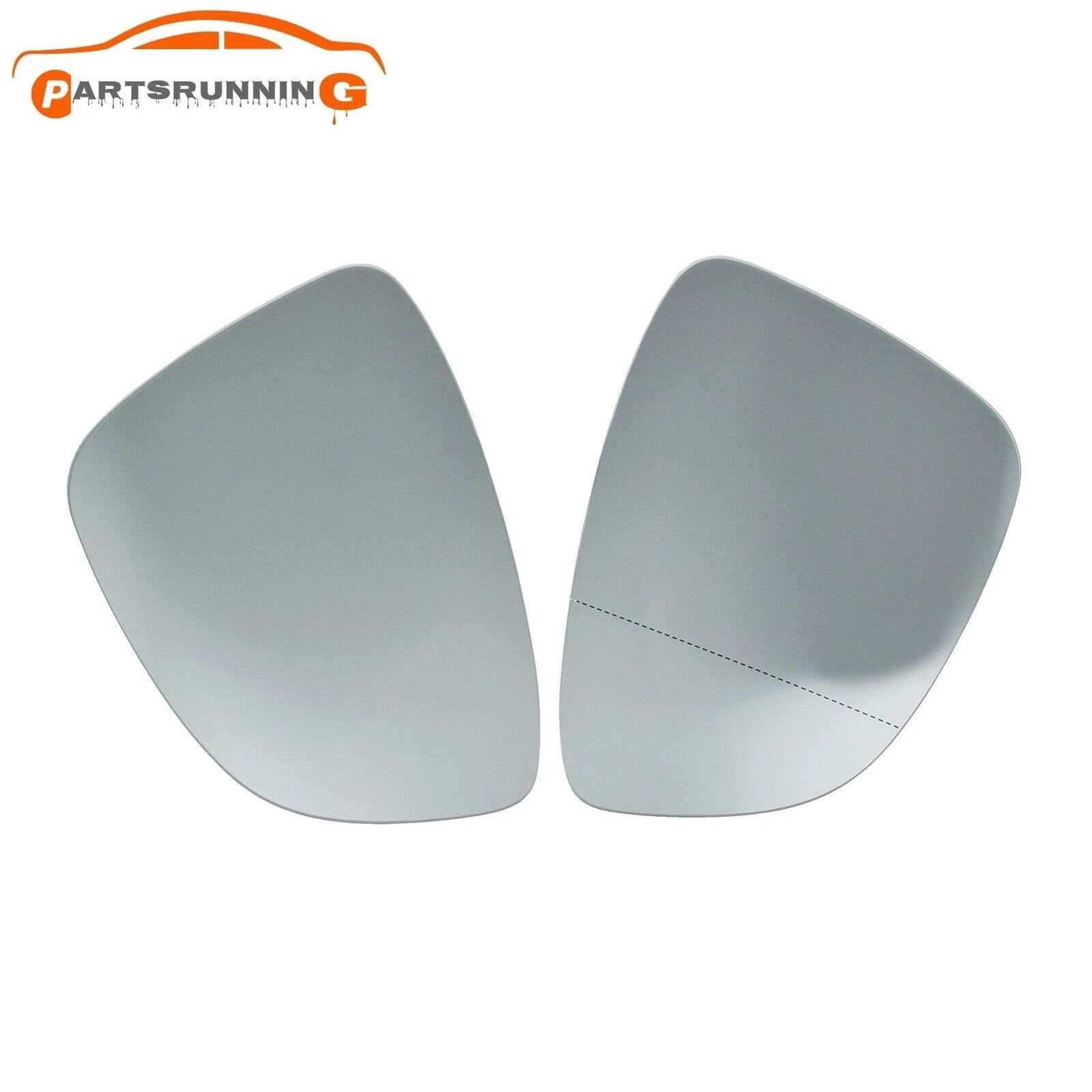 Left Right Side Mirror Glass Heated W/Backing Plate for VW Eos CC 5C6857521B 6B93BC-57
