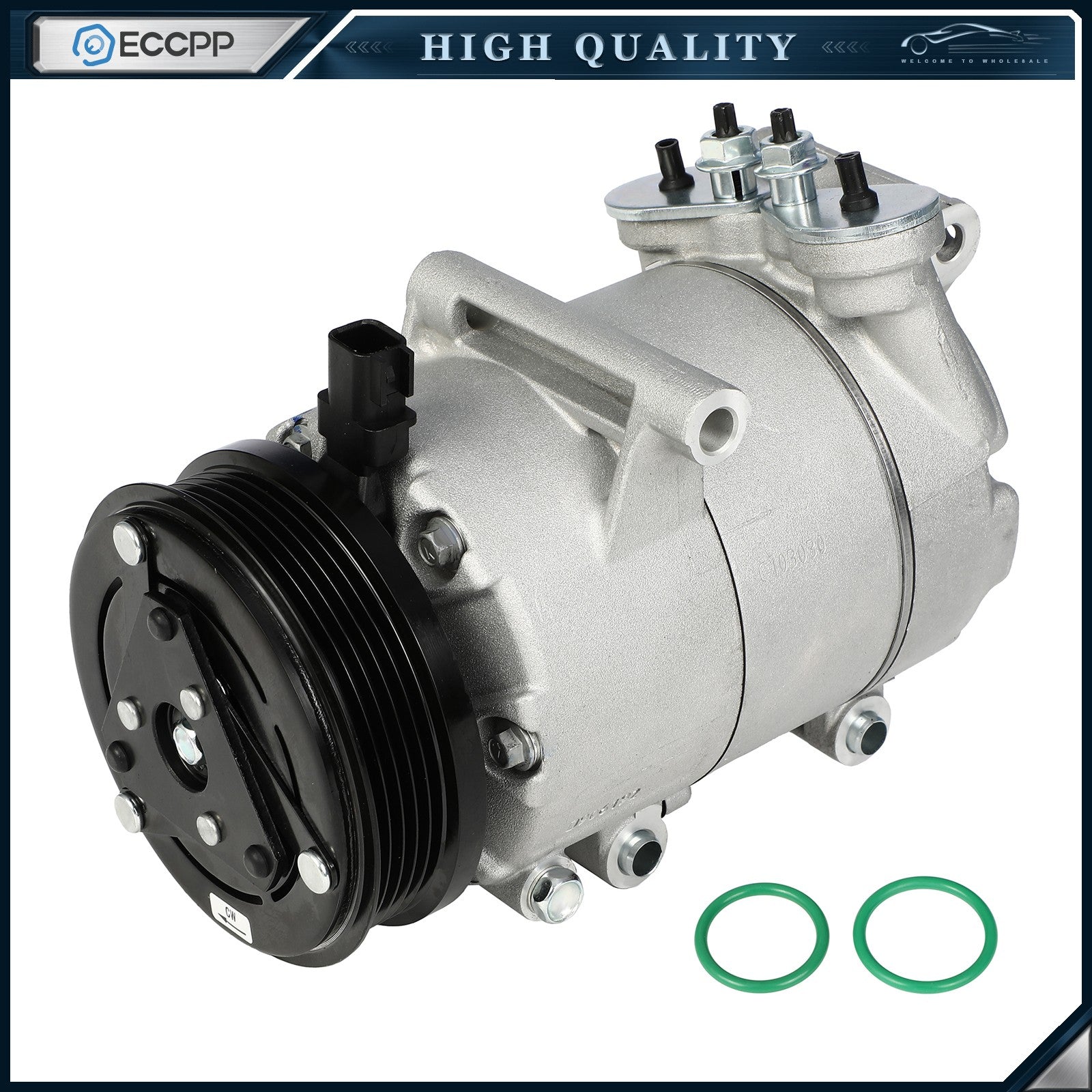 A/C AC Compressor And Clutch For Ford Focus 2.0L 2013-2014 CO 29079C 6B93BC-57