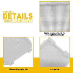 Clear Lens Dome Light Cover For Toyota 4Runner Corolla Tacoma Tundra Tercel RAV4 6B93BC-57