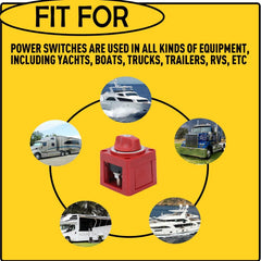Sea Systems 6006 m-Series Mini On-Off Battery Man Switch Knob Marine Red US EOA 6B93BC-57