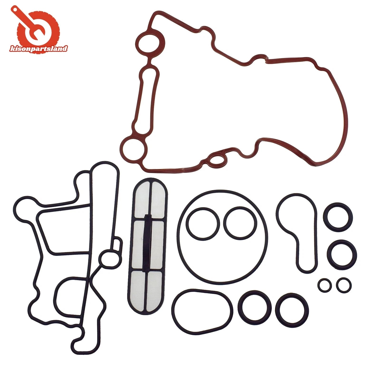 Oil Cooler Gasket Kit Fit 03-10 Ford 6.0L Powerstroke Diesel 3C3Z-9N693-A 6B93BC-57