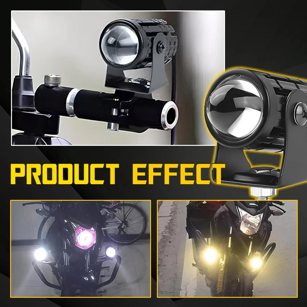 Universal Led Spotlight Driving Fog Light Lamp For Motorcycles Street Bike Car A 6B93BC-57