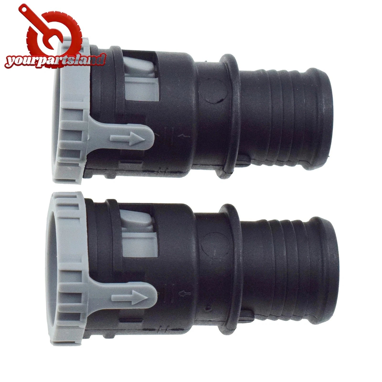 2PCS Heater Hose Connector For Ford C-Max Focus MK2 Escape Kuga 2.0L EcoBoost 6B93BC-57