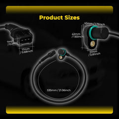 For Bmw Intake & Exhaust Cam Camshaft & Crankshaft Sensor Position Set With O-R 6B93BC-57