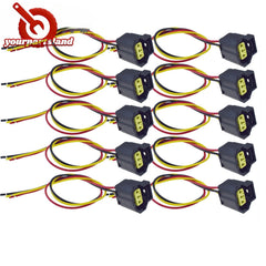 3 Wire Harness Connector Multi Purpose 10PCS For Cadillac Chevrolet Ford WPT118 6B93BC-57