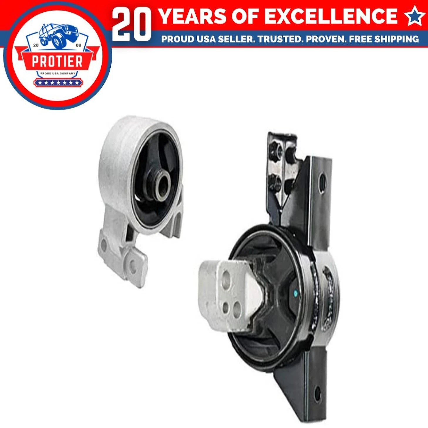Engine Motor & Trans Mount 2PCS Set for 2006-2011 Hyundai Accent 1.6L-L4 6B93BC-57