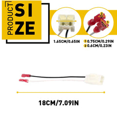 4 Pcs Car 72-6514 Door Speaker Wire Harness Plug Adaptor For Dodge Journey Jeep 6B93BC-57