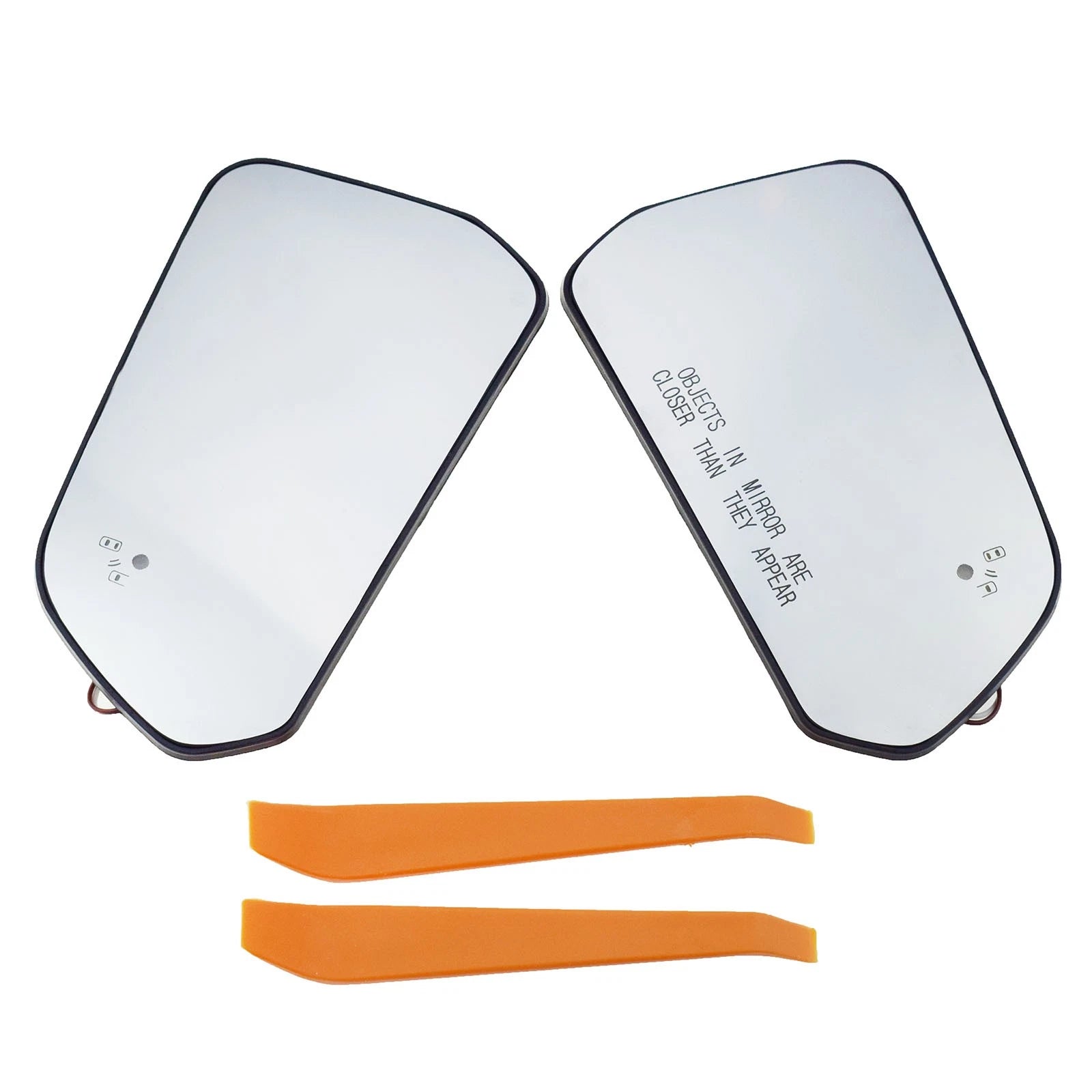 Left Right Side Rearview Mirror Glass w/ Blind Spot for Ford Mustang 2015-2021 6B93BC-57