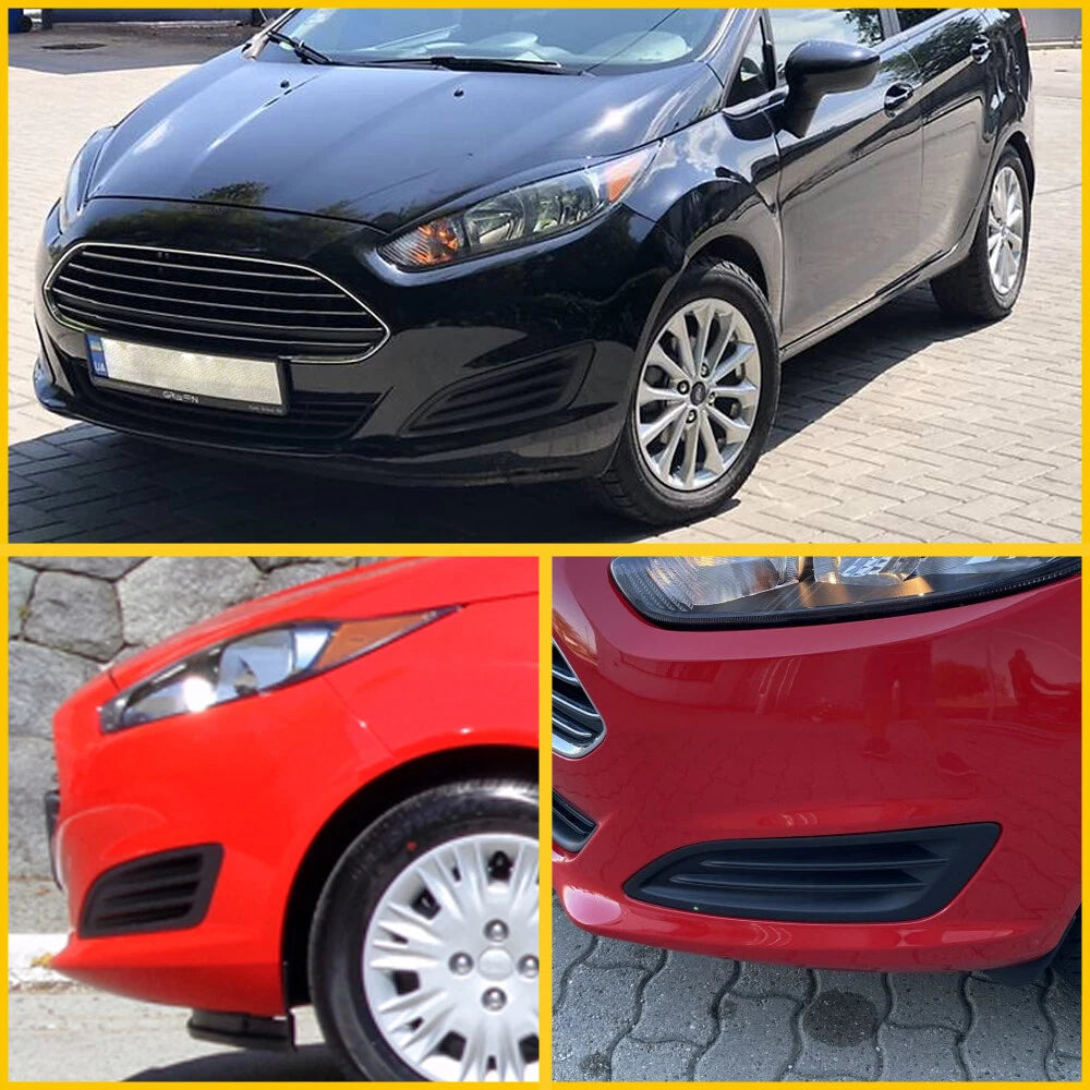 Front Left Driver Side Bumper Fog Lights Cover Bezel For 2014-2019 Ford Fiesta A 6B93BC-57