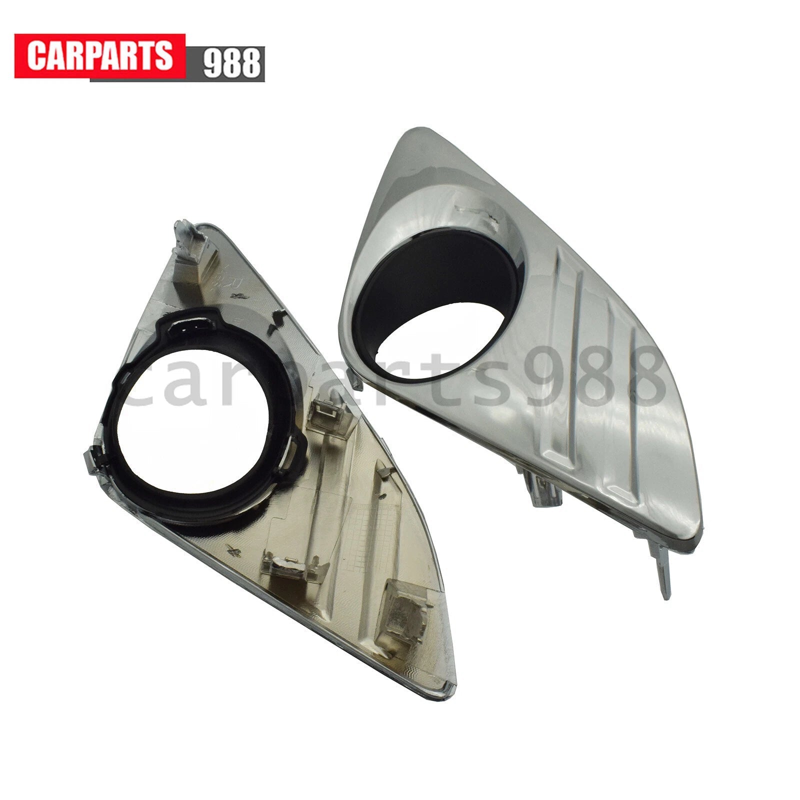 2Pcs Left Right Fog Light Cover Trim Bezel For 2012-2014 Toyota Camry L LE XLE 6B93BC-57