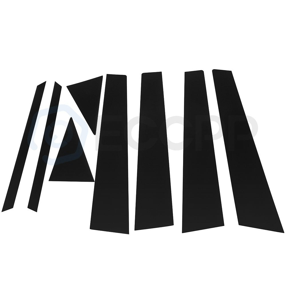 8pcs Piano Black Pillar Posts Door Trim Cover Kit Fit For 2013-19 Nissan Sentra 6B93BC-57