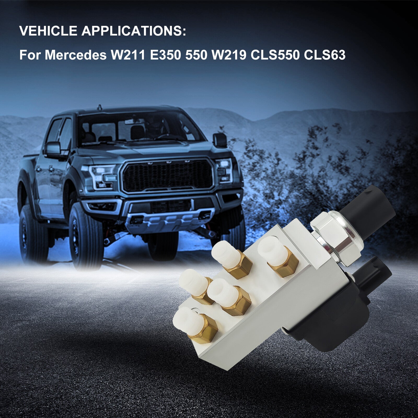 Air Suspension Solenoid Valve Block For Mercedes W211 E350 550 W219 CLS550 CLS63 6B93BC-57