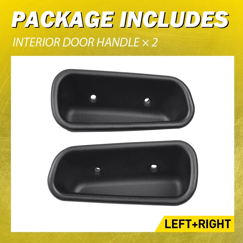 2X INSIDE DOOR HANDLE LH+RH FOR 1994 95 96-02 Dodge Ram 1500 2500 3500 4741405 A 6B93BC-57