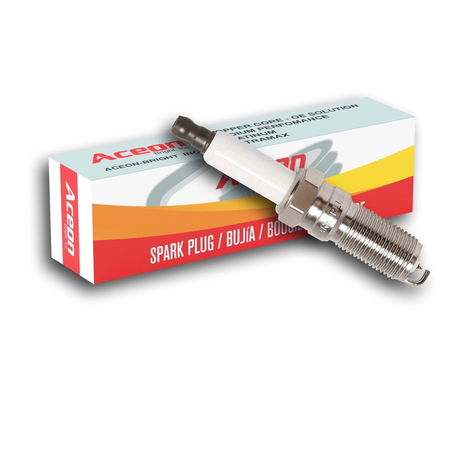 Spark plug compatible with Chevrolet 2002-2012 Trailblazer Colorado Malibu GMC 6B93BC-57