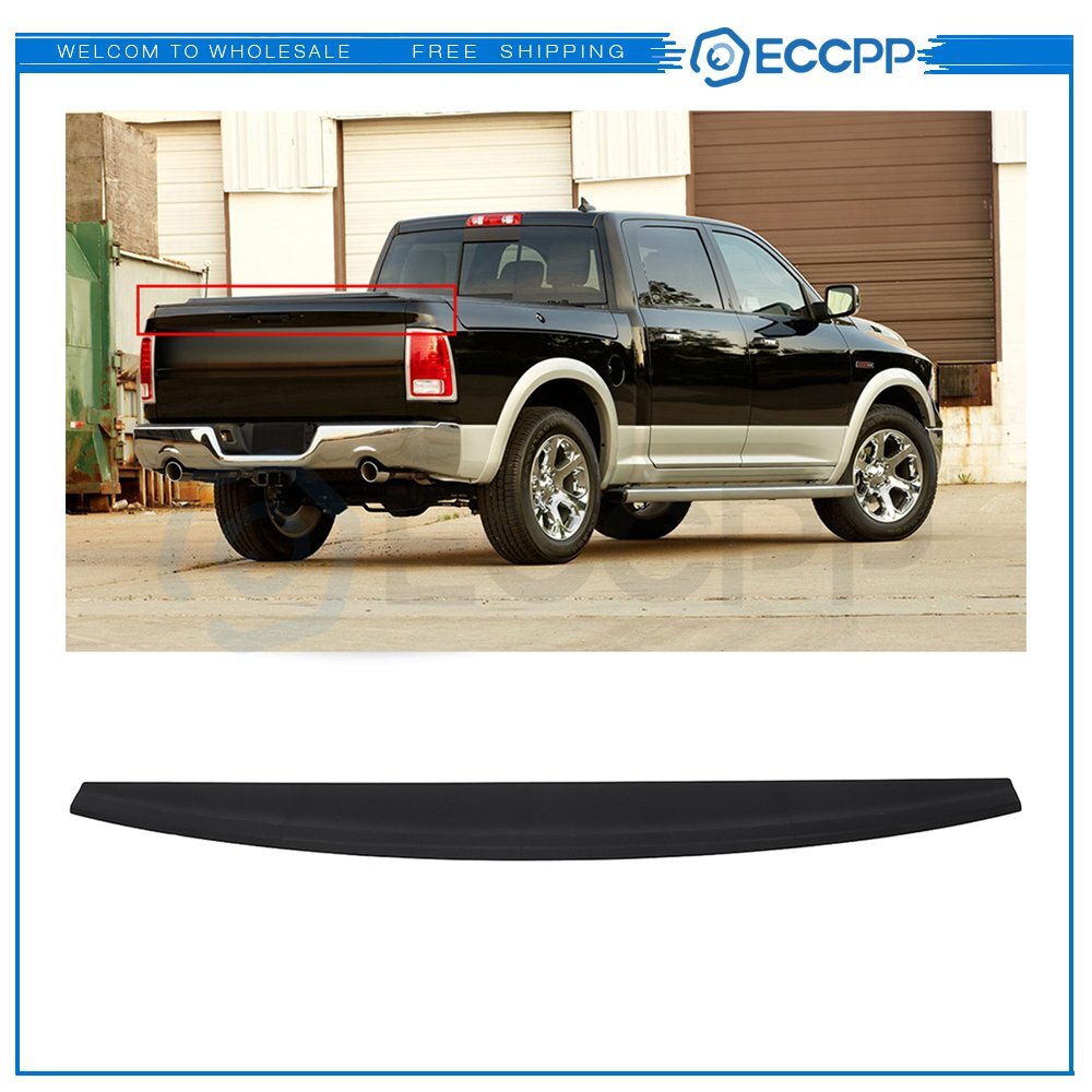 For 2010-2018 Dodge Ram 1500 - 3500 Tailgate Moulding Top Cap Protector Spoiler 6B93BC-57