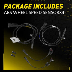 4PCS Front Rear ABS Wheel Speed Sensor For Chevrolet Equinox GMC Terrain 10-17 A 6B93BC-57