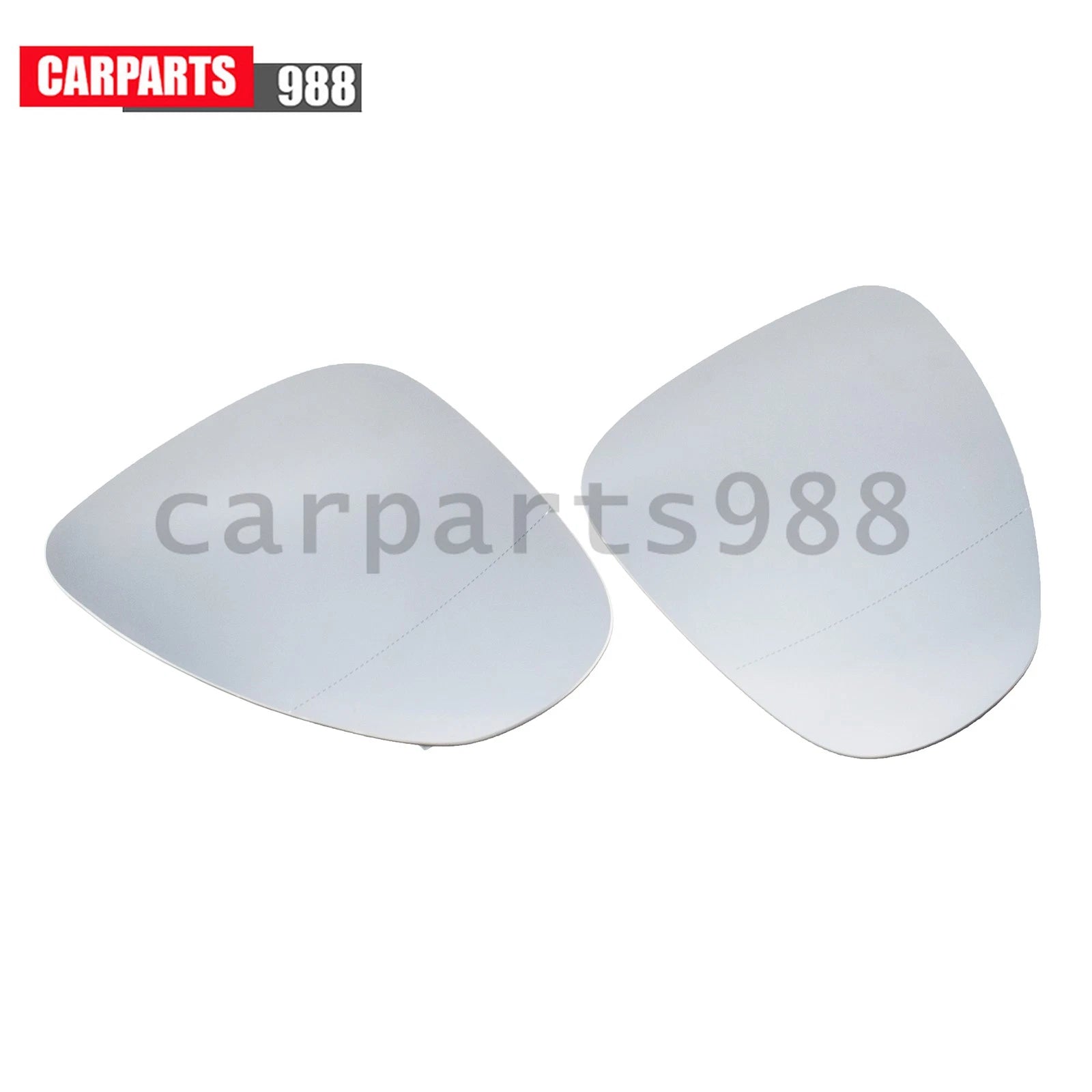 Pair LH RH Heated Mirror Glass For 11-17 Volkswagen Touareg 7P6857522 7P6857521 6B93BC-57