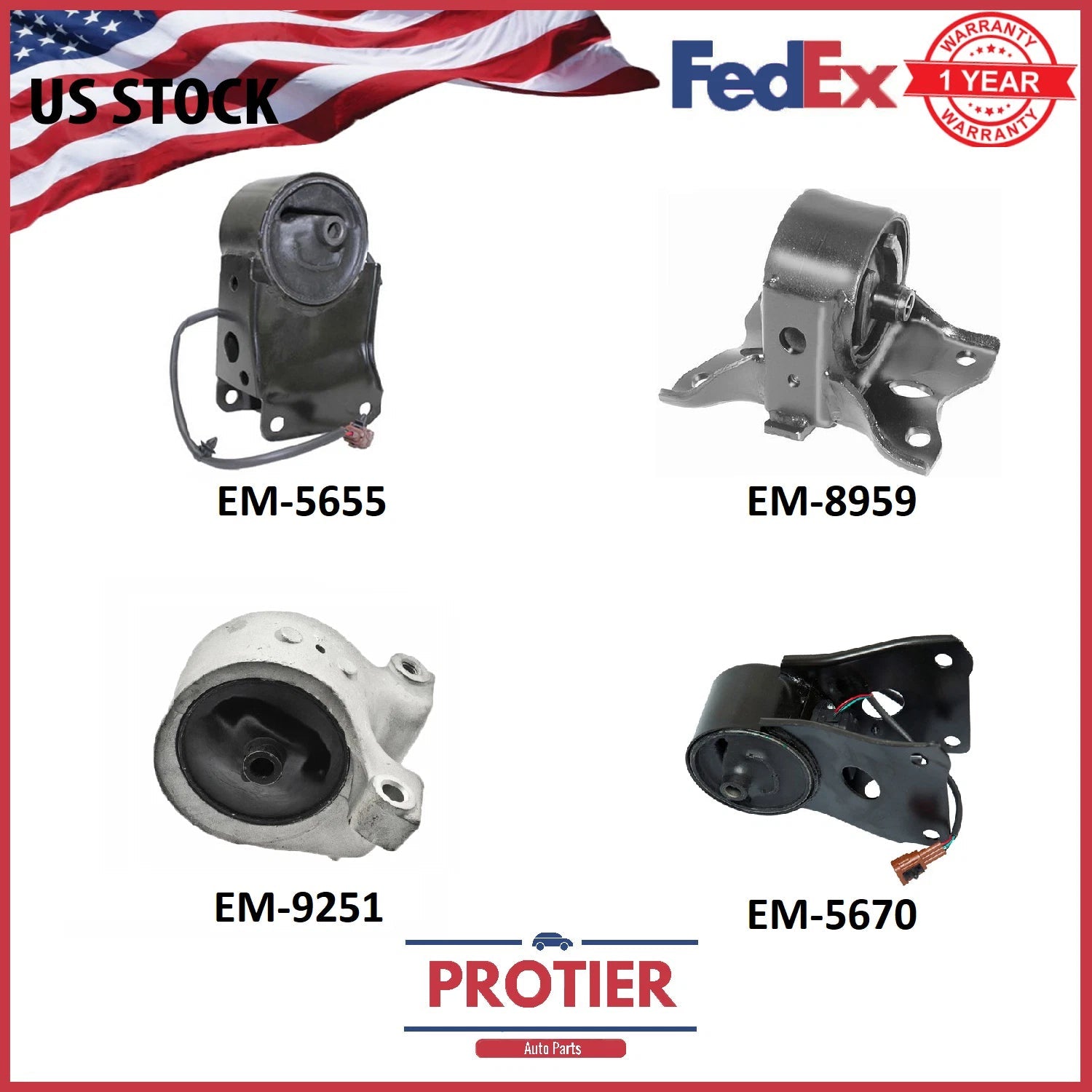 Fits Infiniti I30/I35 1996 - 2004 3.0L/3.5L Auto Engine & Transmission Mount Set 6B93BC-57