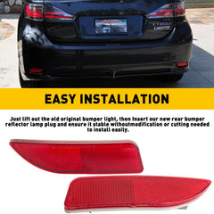 Red Rear Bumper Reflector LED Brake Tail Light For Toyota Corolla 2011 2012-2013 6B93BC-57