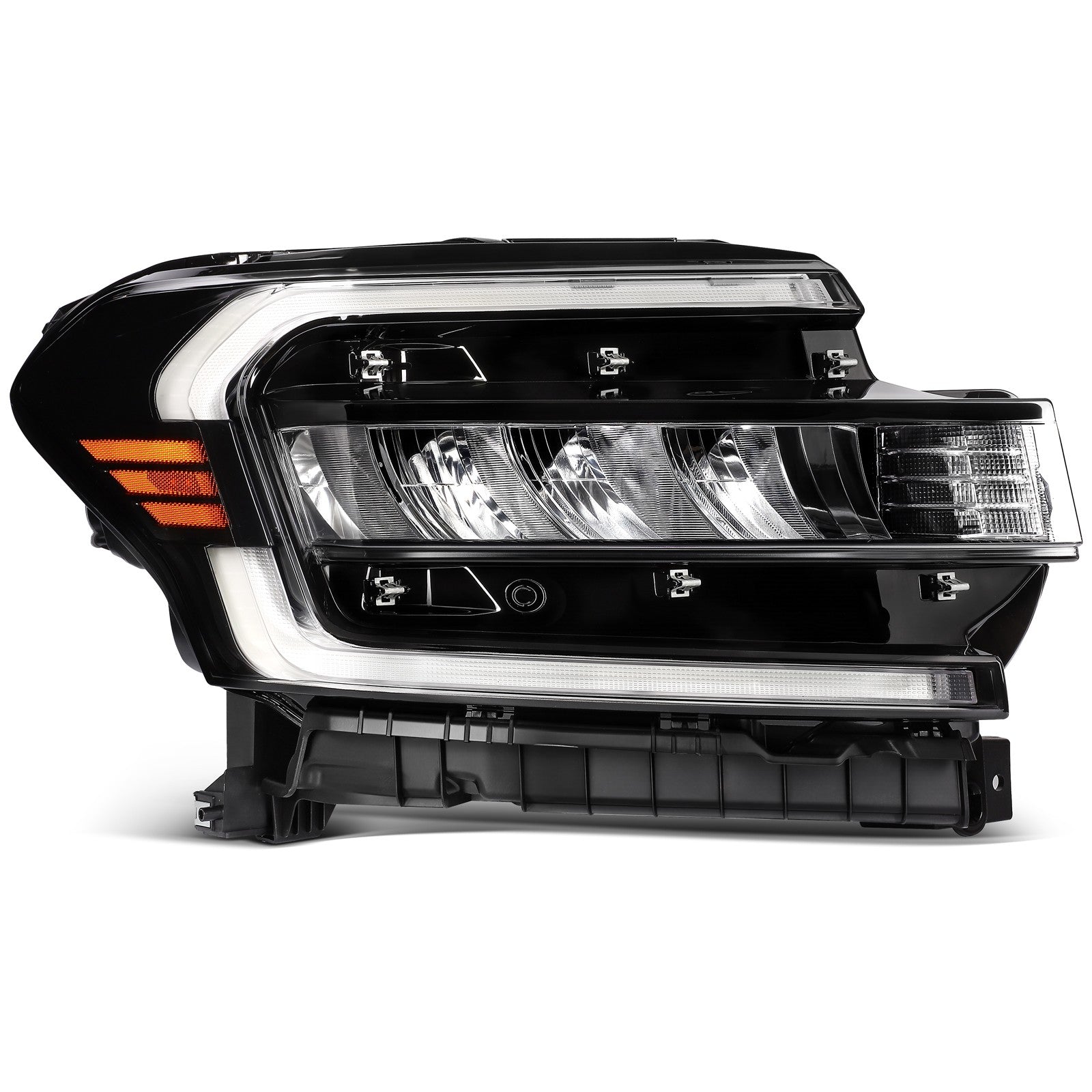 Right Side LED Black Headlight Assembly Fits 2022-2024 Ford Expedition 3.5L KOEEP