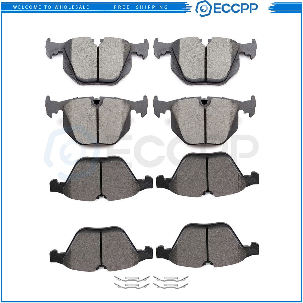 Front and Rear Brake Ceramic Pads For BMW 525 2004 - 2005 E60 AT Anti Noise 6B93BC-57