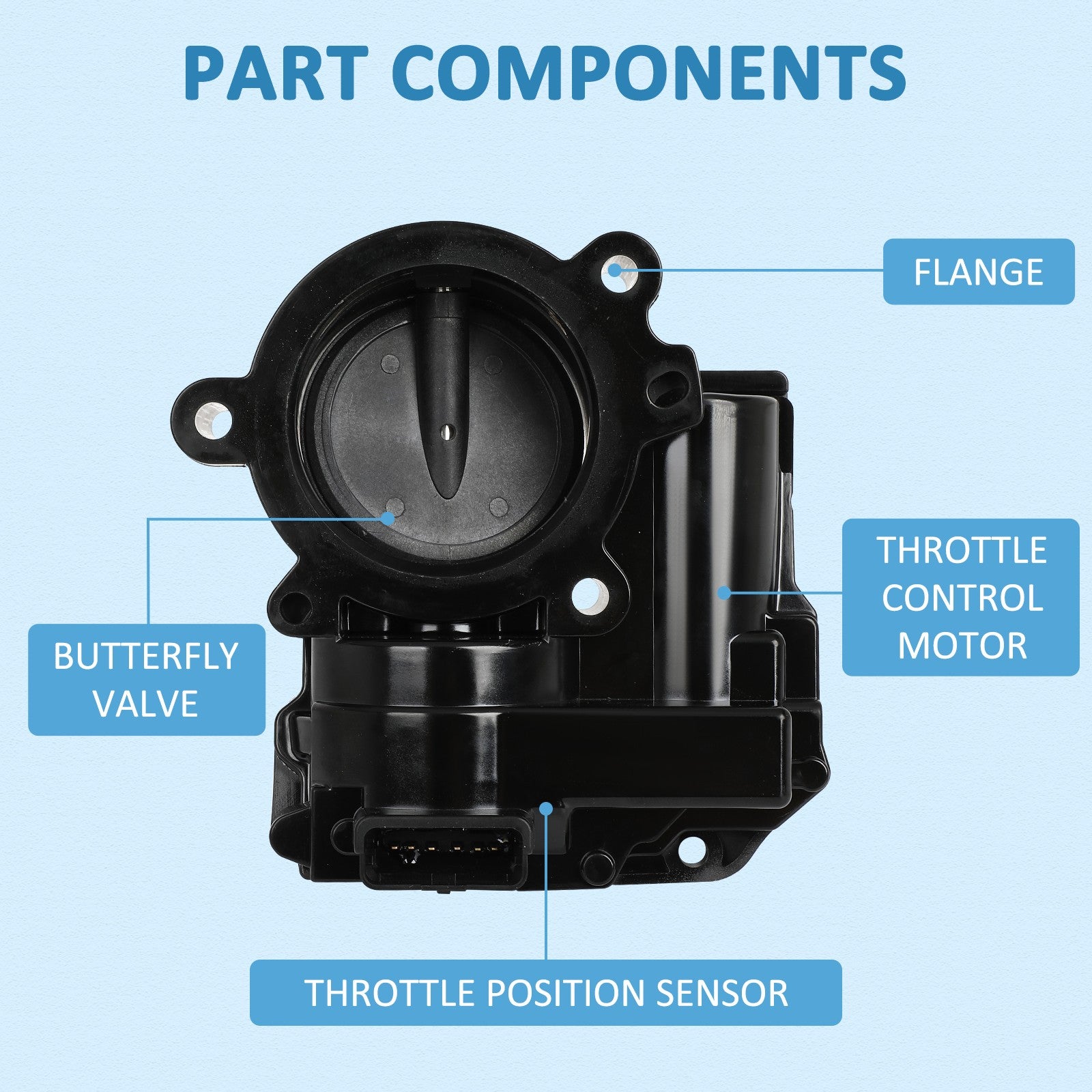 For Mini Cooper Cooper Countryman Cooper Paceman 1.6L DOHC Throttle Body 6B93BC-57