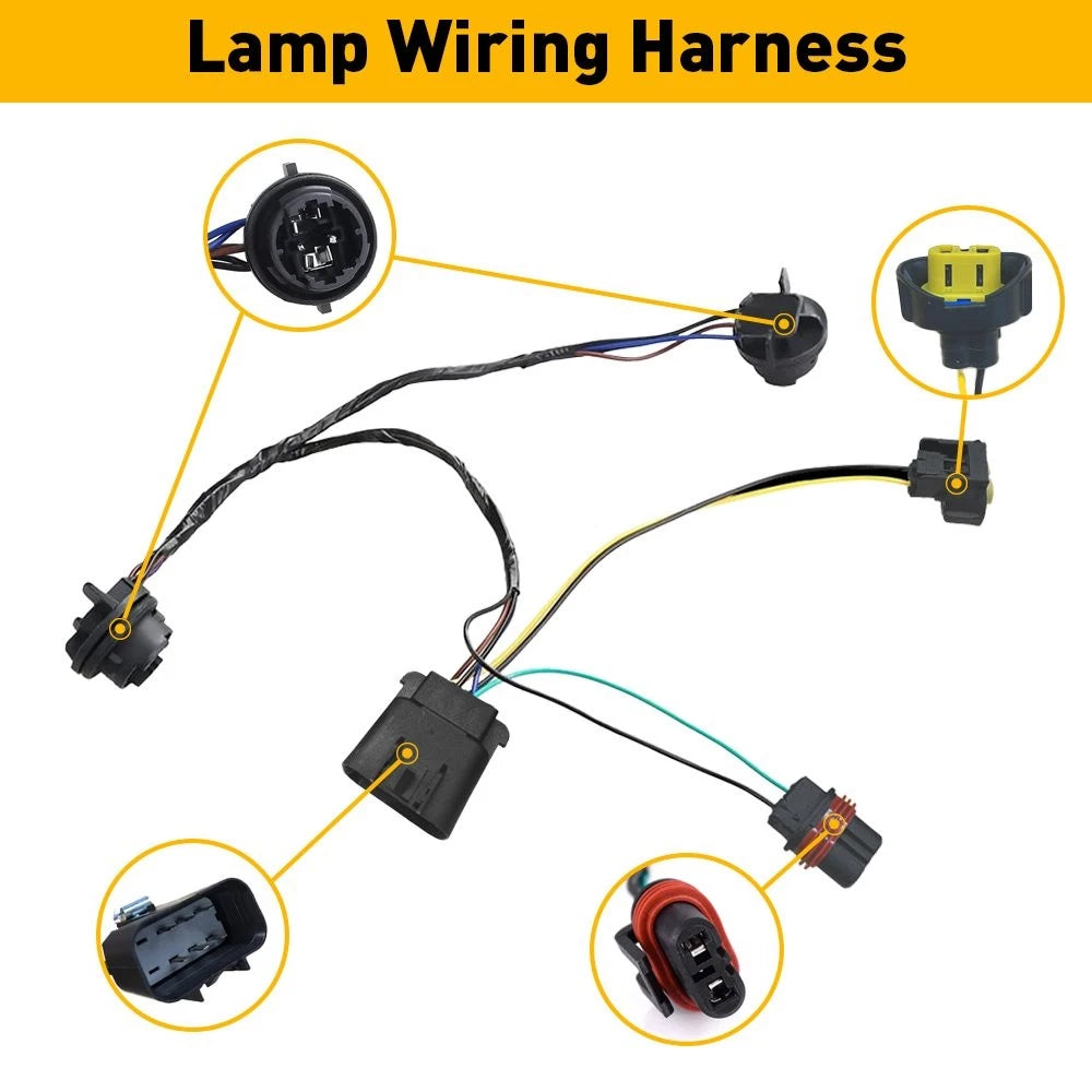 Headlight Wiring Harness FOR Chevrolet 2007-2013 Silverado 1500 HD 25962806 6B93BC-57