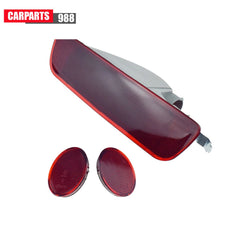 Pair LH RH Rear Bumper Reflectors + Middle Tail Lamp for 2007-13 Nissan Qashqai 6B93BC-57