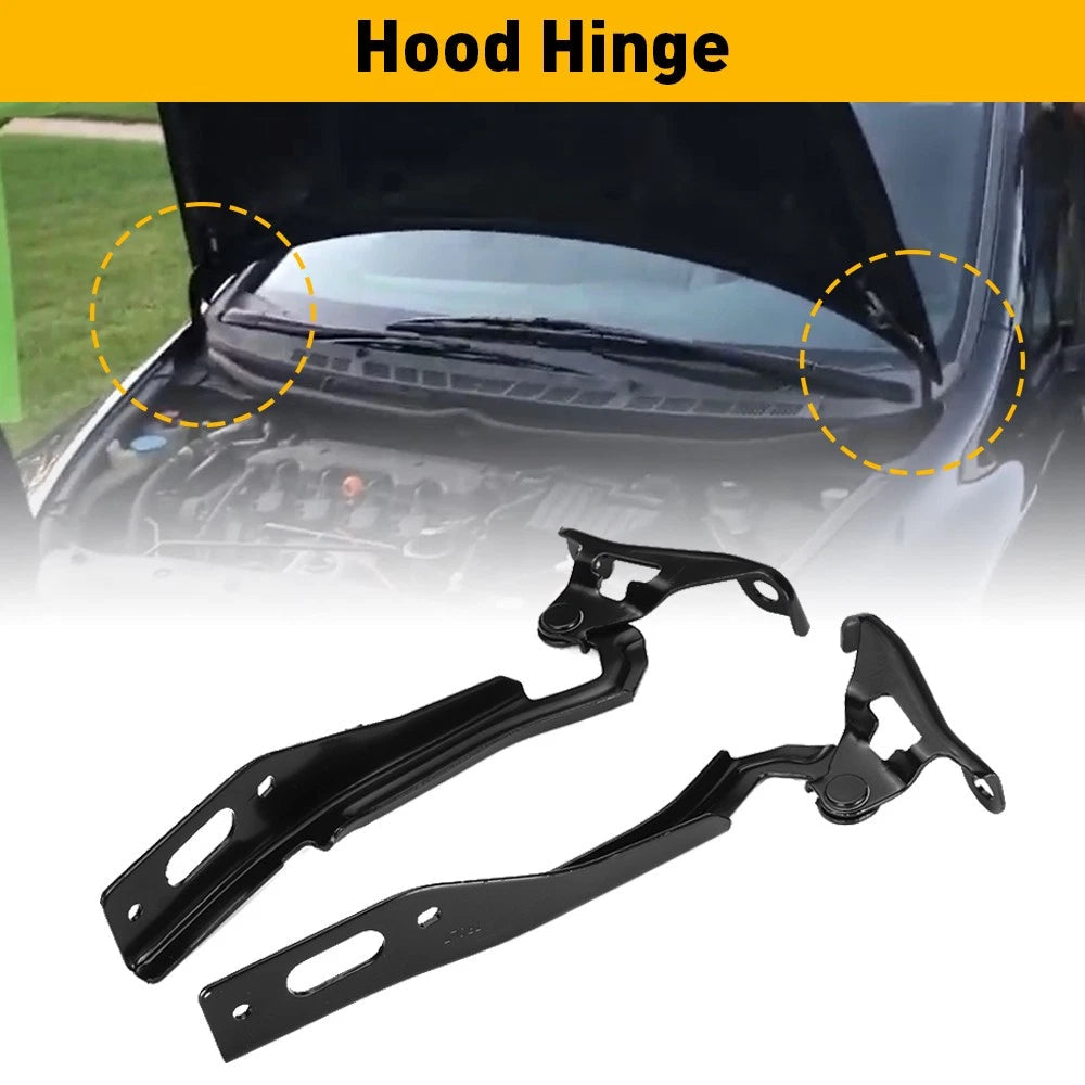 Pair Set of 2 Hood Hinges Driver&Passenger Side Left Right for 12-15 Honda Civic 6B93BC-57