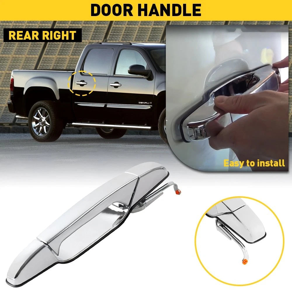 Exterior Door Handle Rear Right Side For 2007-2014 Yukon GMC Sierra Chavy Tahoe 6B93BC-57