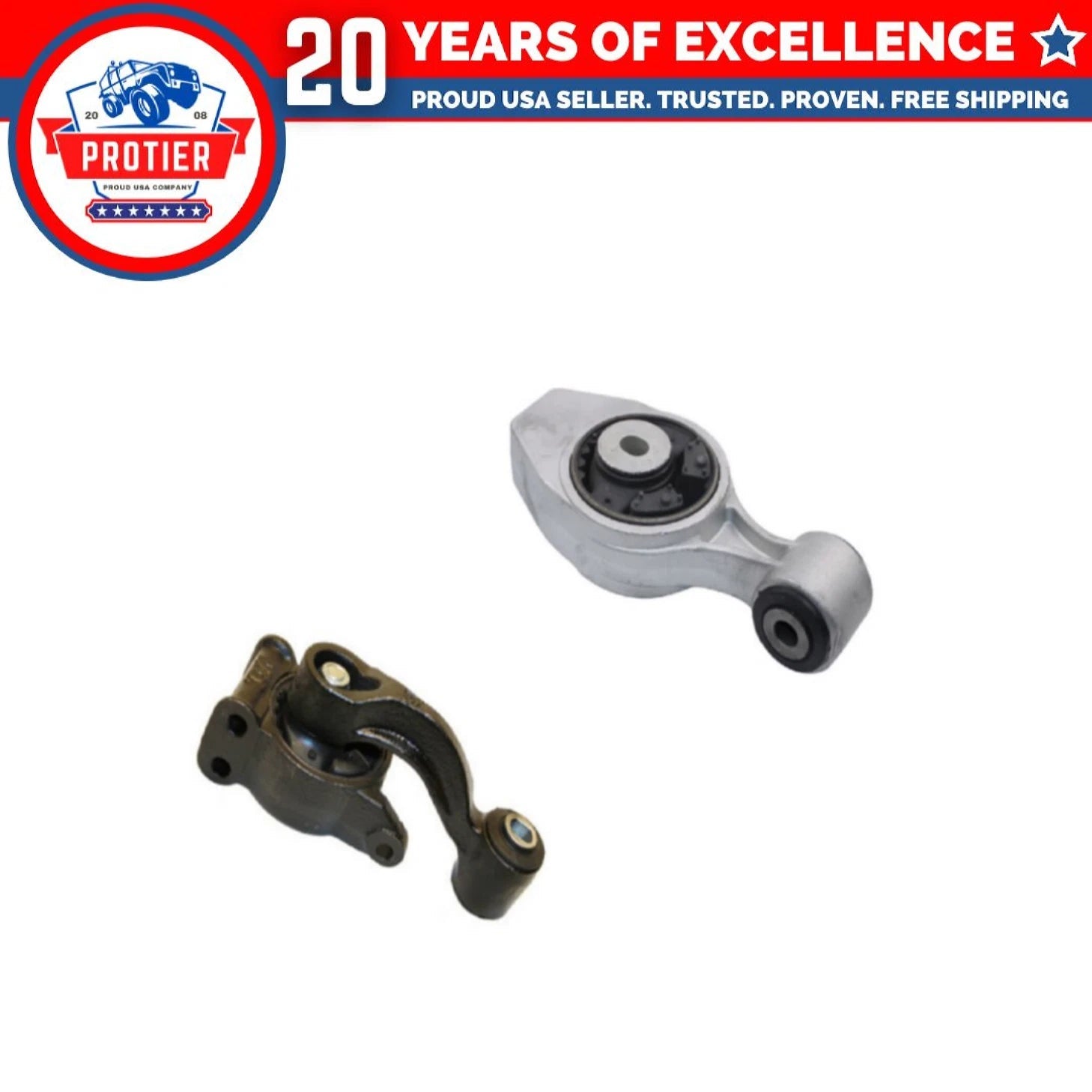 Right & Rear Torque Strut Mount 2PCS Set Compatible for 2014-2020 Infiniti QX60 6B93BC-57