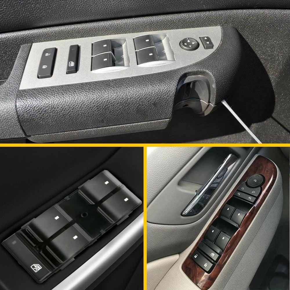 Master Power Window Door Switch for 07-13 GMC Sierra Chevrolet Silverado 1500 EA 6B93BC-57