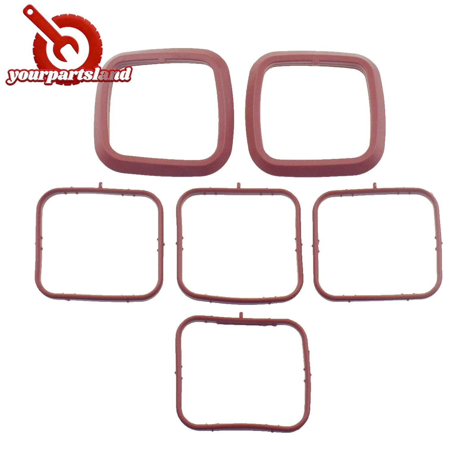 3.6L Upper 2 Piece Intake Manifold Gasket set for VW Passat Audi Q7 03H 133 237G 6B93BC-57