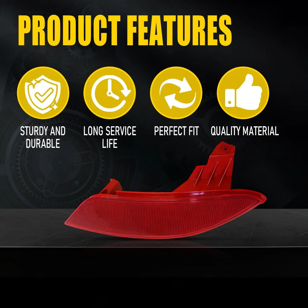 Rear Left Driver Side Bumper Reflector For 2016-2022 Honda HR-V HO1184109 EOA 6B93BC-57