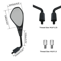 Rearview Mirrors Fit For BMW R1250GS 2018-2023 R1250GS Adventure 2018-2024 2023