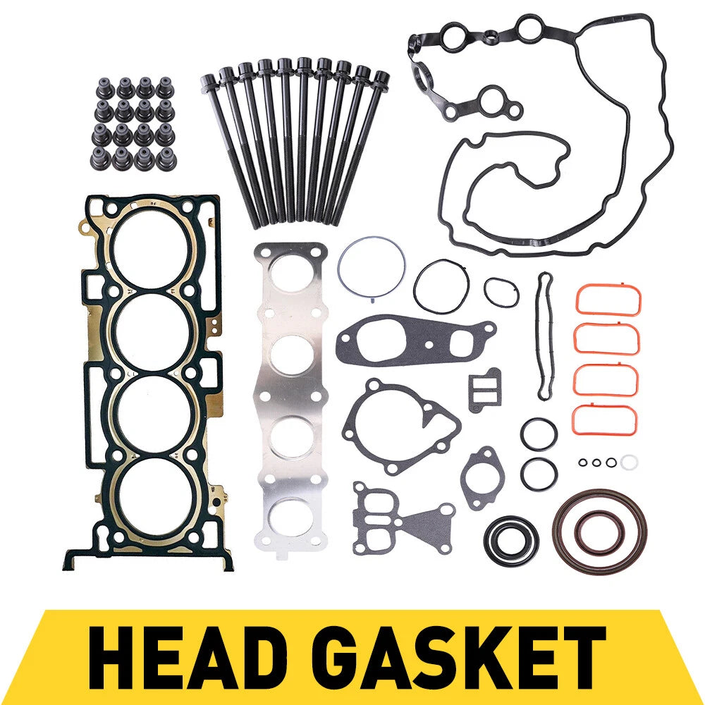 Engine Cylinder Head Gasket Set with Bolt For 2015-2020 Hyundai Kia 2.4L L4 DOHC 6B93BC-57