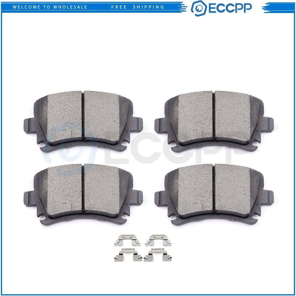 Ceramic Brake Pads Rear Left+Right For Audi A4 Quattro A6 Volkswagen Jetta 6B93BC-57