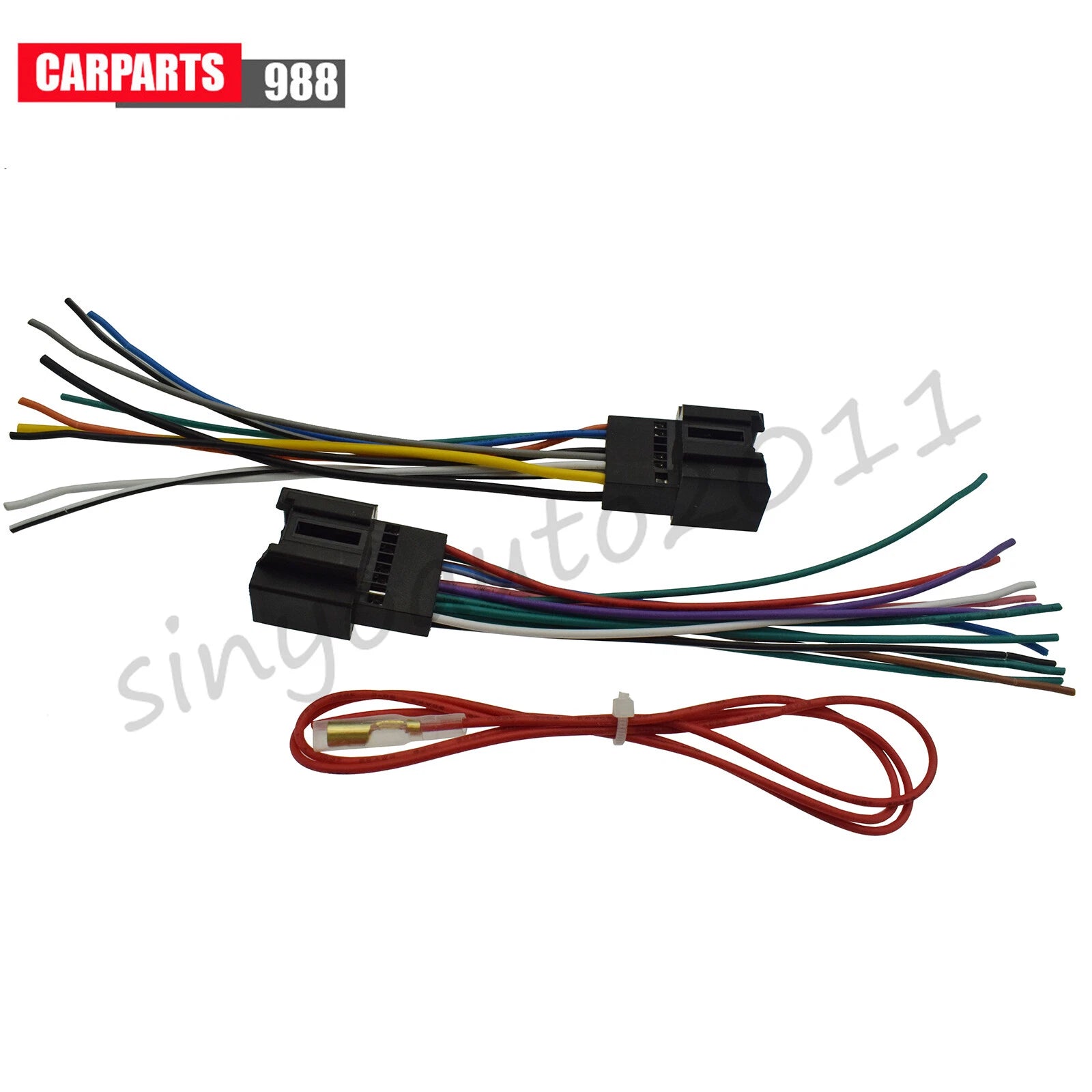 Car Stereo Radio Wiring Harness Adapter for Cadillac DTS Chevy Silverado Yukon 6B93BC-57