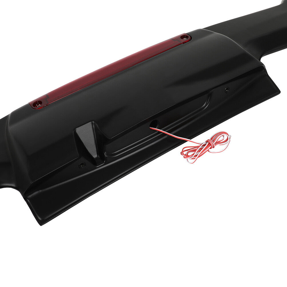 Roof Spoiler w/LED 3RD Brake Light Fits 2014-2019 Honda Fit Jazz Hatchback 6B93BC-57