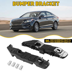 1Pair For 2015 2016 2017 Hyundai Sonata Bumper Bracket Front Beam Mount Support 6B93BC-57
