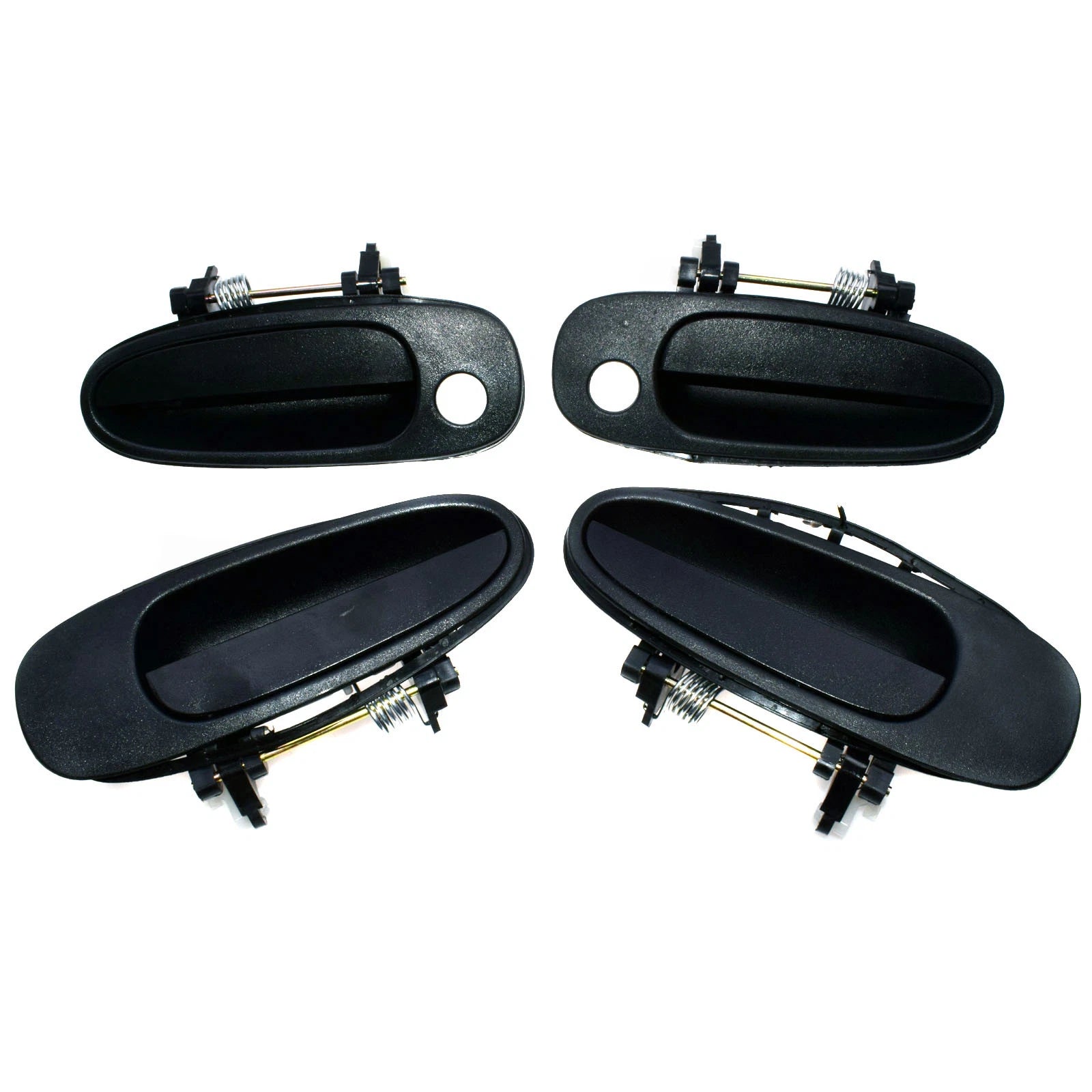 Black Outside Door Handle Front Rear Left Right For 1993-1997 Toyota Corolla 6B93BC-57
