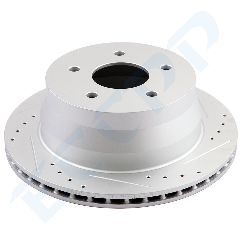 Rear Brake Disc Rotors For Chevrolet Blazer GMC Sonoma Oldsmobile Bravada Drill 6B93BC-57