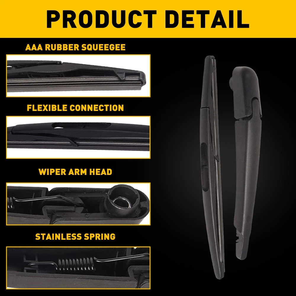 Rear Wiper Windshield Arm & Blade for 12-20 Chevrolet Sonic 1.4L 1.8L 95016790 6B93BC-57
