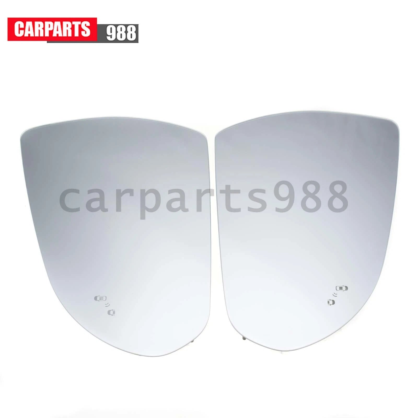 Left Right Rearview Mirror Glass Bind Spot Monitoring For Hyundai Elantra 17-20 6B93BC-57