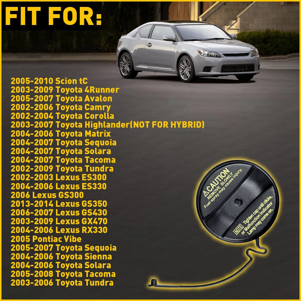 FIT FOR TOYOTA OEM FACTORY GAS CAP 2003-2006 TUNDRA 77300-47010 6B93BC-57
