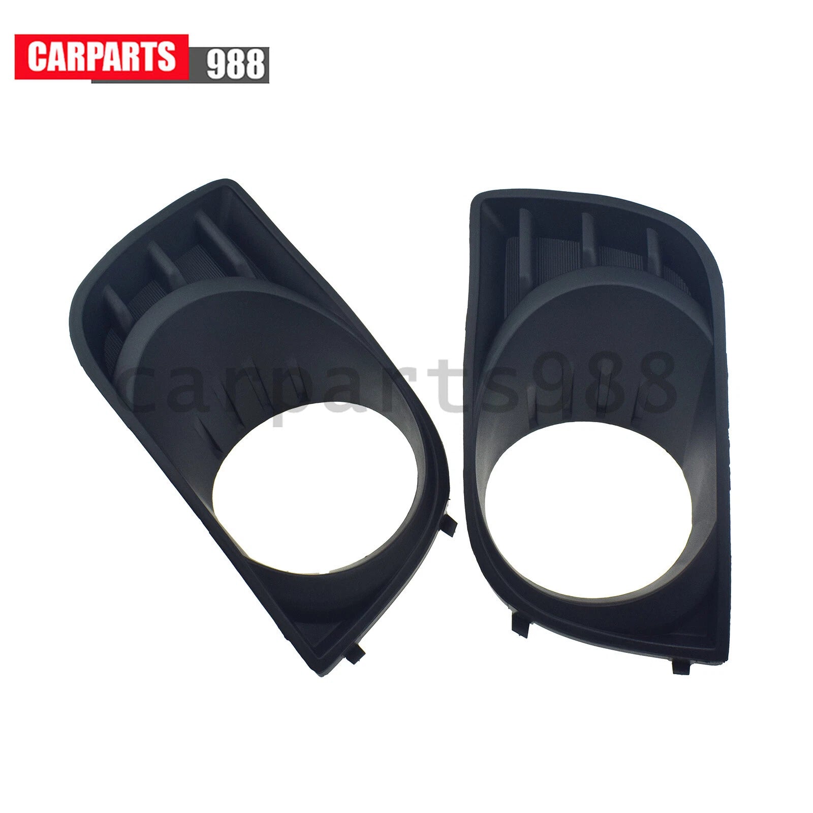 Pair Front Fog Light Cover Bezel For 08-17 Toyota Sequoia 814810C021 814820C021 6B93BC-57