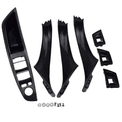Inside Door Panel Handle Pull Trim Cover Set for BMW 5 Series F10 F18 2010-2016 6B93BC-57