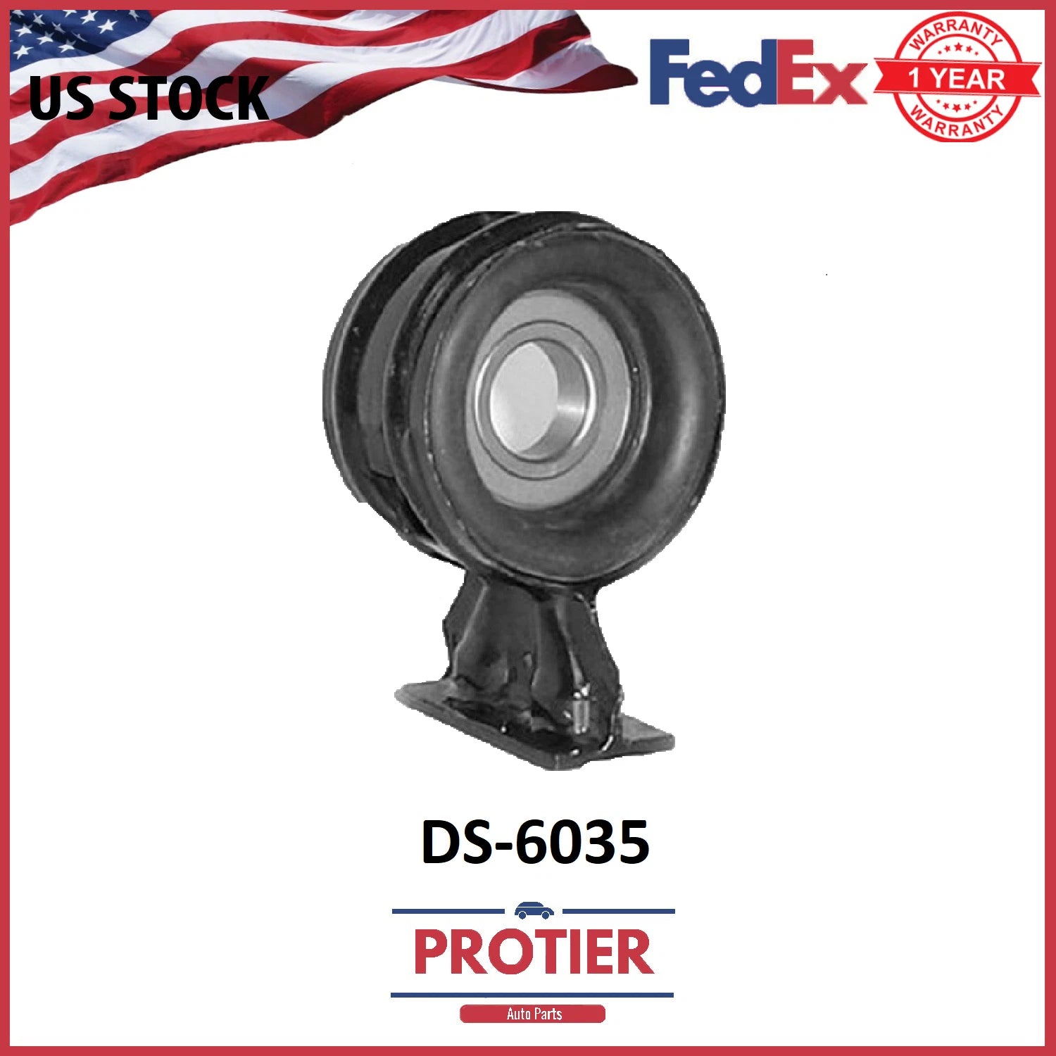 Drive Shaft Center Support Bearing | CHEVROLET | GMC | Part # DS-6035 6B93BC-57