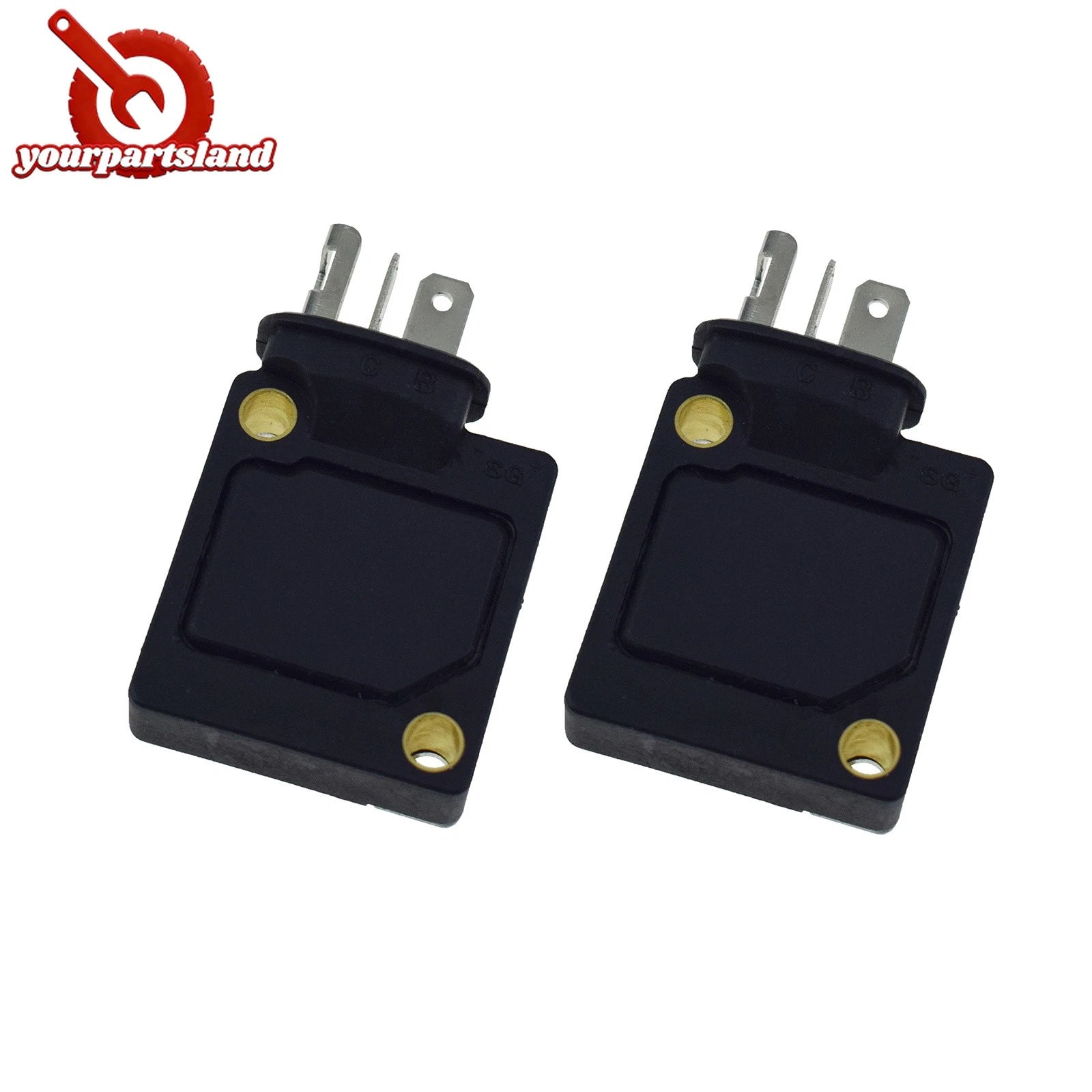 2X Distributor Ignition Module For 81-85 Mazda RX4 RX5 RX-7 FB 12A 13B E30124910 6B93BC-57